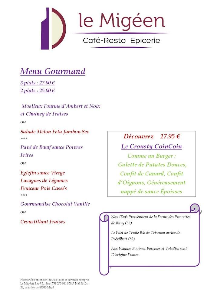 Le Migeen - Menu Image 2
